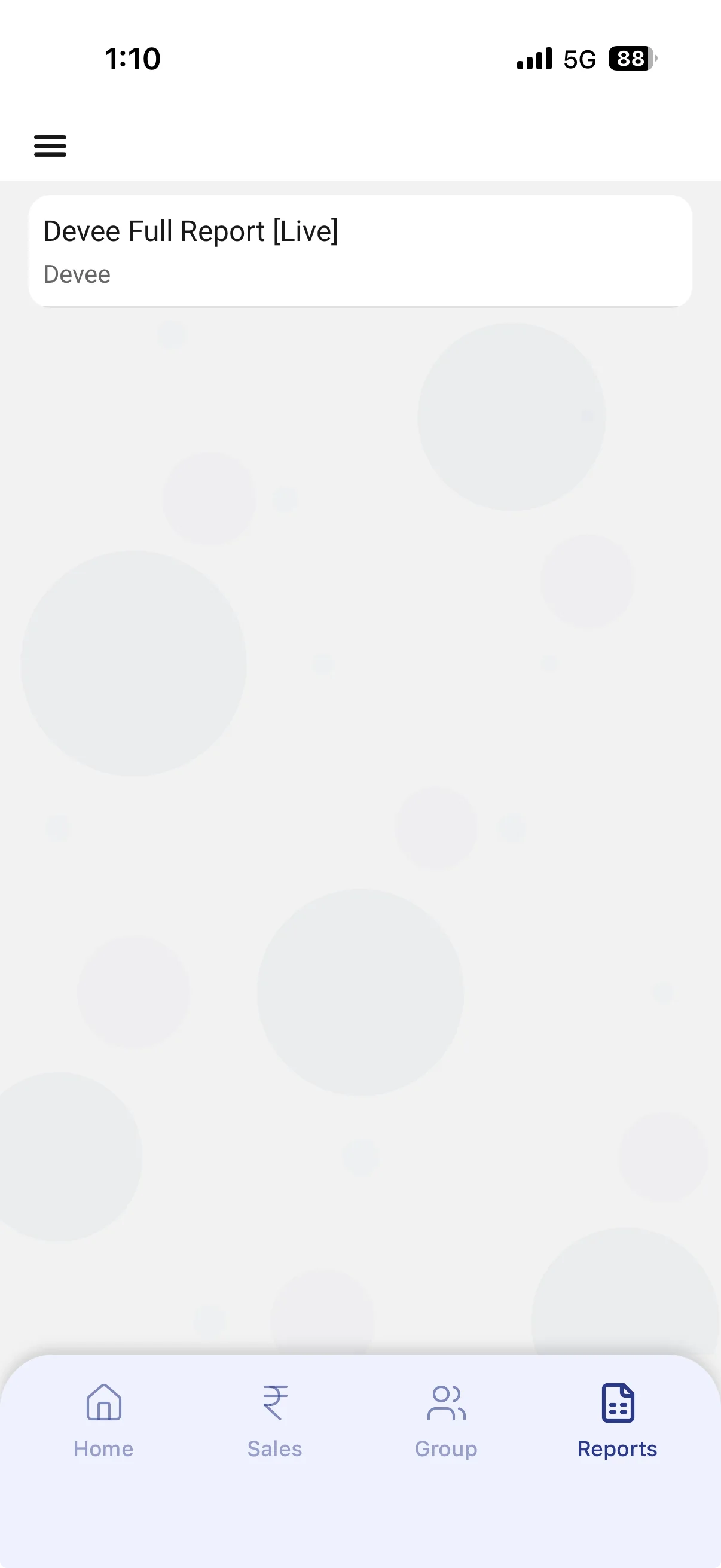 Devee app live PowerBI reports